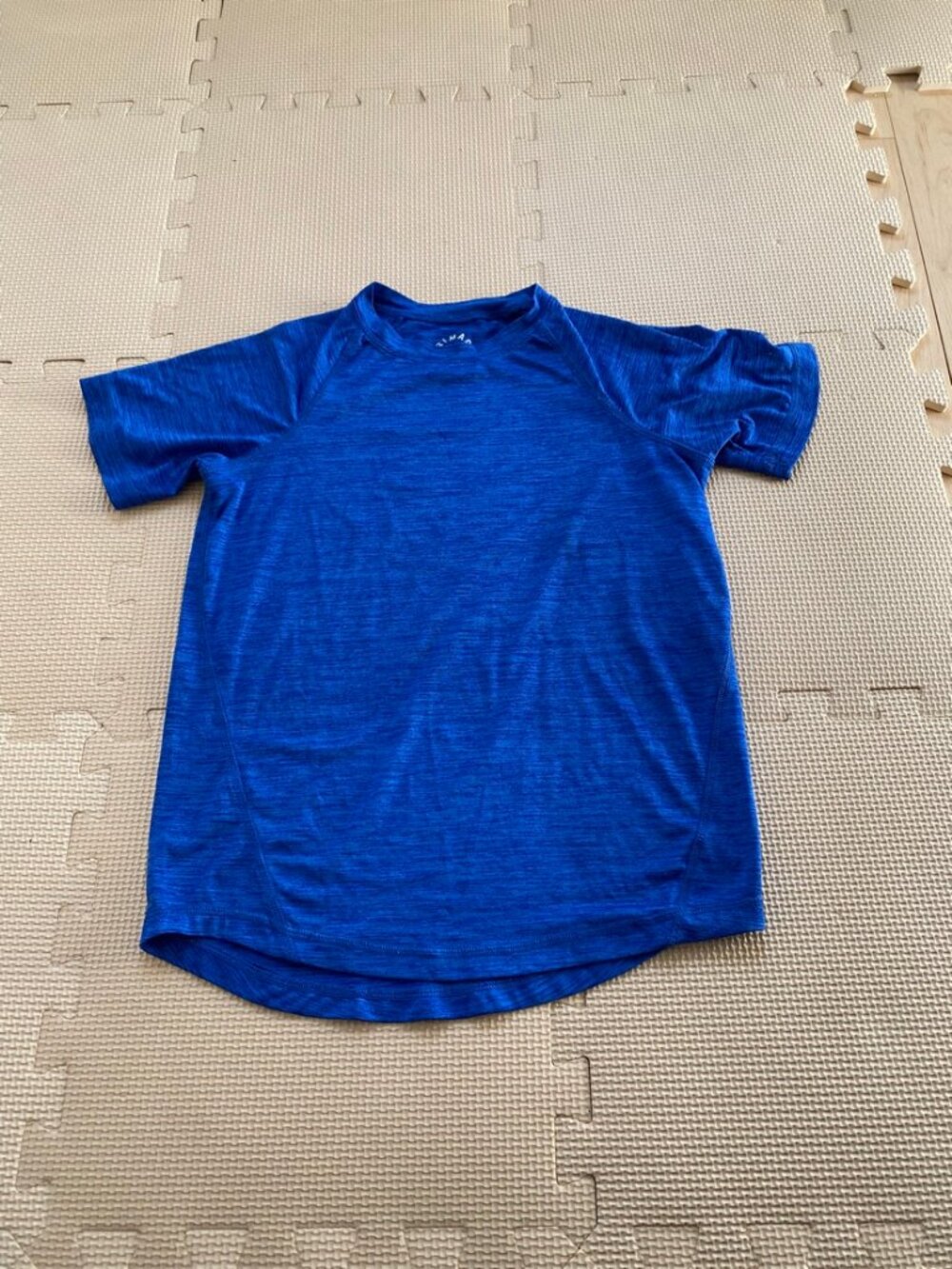 Primary Kids Blue Active Tee 6-7 Raglan Athletic Shirt